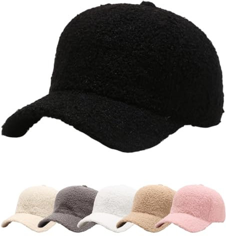 Cozyan Casquette de Baseball Casquettes d'hiver en Warm Winter Baseball Cap Casquette de Baseball Coton Anti-Soleil Baseball Cap Hommes Femmes Femme d'hiver Unisexe Réglable Casquettes