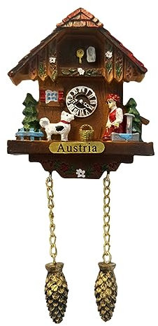 Österreich Kreative Kuckucksuhr Kühlschrank Magnet 3D Reise Souvenir Kühlschrank Dekoration Magnetaufkleber Handwerk Sammlung