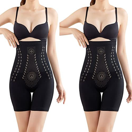 Pearlmoon Ice Silk Ion Fiber Repair Shaping Shorts Damen-Shorts mit hoher Taille und Bauchkontrolle Bauchkontrolle Unterwäsche Butt Lifter Unterhose Tummy Control Underwear Shape Unterwäsche Damen