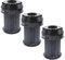 vhbw 3x Faltenfilter kompatibel mit Bosch BGS 618 M1, 6-1842 (Serie 01 und 02), 6-18M1/01, 6184201 Staubsauger - Filter, Patronenfilter, schwarz