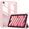 ProCase Smart Case for iPad Mini 7th(A17 Pro) 2024 / Mini 6th Generation 8.3 2021, Protective Cover with Pencil Holder for iPad Mini 7 6 8.3 Inch (A2993 A2995 A2567 A2568 A2569) -Pink