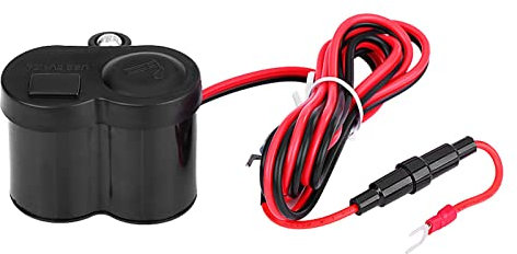 12-45V Telefon USB, 12-45V Telefon USB Netzteil Port Zigarettenanzünder für Motorrad Motorrad Roller Motorrad USB USB Ladegerät USB Aufladen Zigarettenanzünder USB