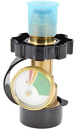Aetherion Propane Adapter Connector with Luminous Pressure Gauge Adapter Gas Tank Converter SL-YK01-1