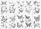 Irikdescia 10 Stück Temporäre Fake Tattoos 3D, Schmetterling Tattoo Aufkleber, Selbstklebende Tattoos Zum Aufkleben, Realistisch Temporäre Klebe Tattoos für Damen
