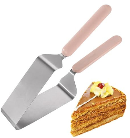 Pince à découper le gâteau, trancheuse à gâteau en acier inoxydable - Pinces à Coupe-Gâteau Professionnelles Triangle | Outil de coupe de de cuisson, coupe-gâteau pour des tranches uniformes de cheese