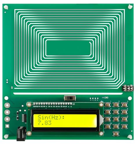Generatore di risonanza dell'onda sinusoidale Generatore di risonanza a onda sinusoidale, risonatore a onda quadra regolabile da 0,01 Hz a 300000 Hz, generatore di onda quadra inversa stabile da 7,83
