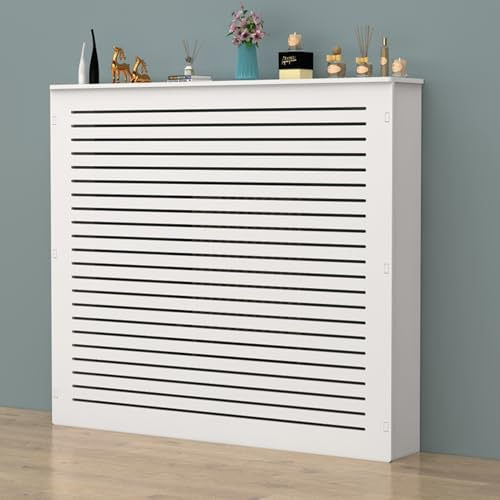 Cache-radiateur moderne, Grille Cache radiateur, Moderne Vanne De Chauffage Armoire D'abri Décorative, Pour la maison, le bureau, le couloir, le salon, la chambre à coucher(50*60*15cm/19.7*23.6*5.9in)