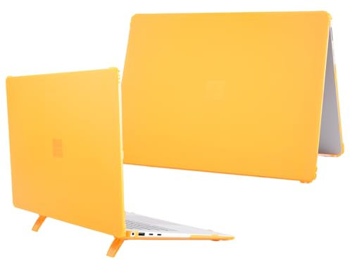 mCover Case ONLY Compatible for 2024+ 15 Microsoft Surface Laptop 7 (Model# 2037) Windows PC with ARM CPU and AI-Powered Copilot+ (NOT Fitting Other Surface Models) - Orange