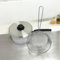 Silver Aluminium 22cm Non Stick Chip Pan with Lid & Wire Basket Deep Fryer Saucepan Made in UK