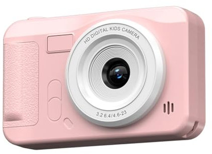 Okeeyseda Fotocamera Digitale 4K 44 Megapixel Fotografia HD CCD Selfie da Viaggio Studenti Tascabili Campus Selfie Camera Rosa