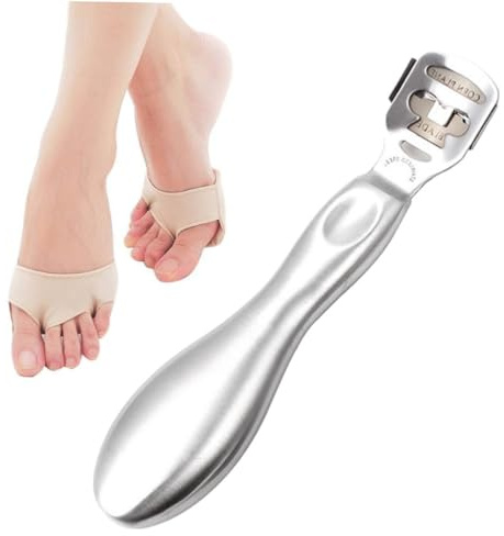 NIYANGLE Fuß-hornhautentferner Aus Edelstahl Nagelhaut Und Fersenraspel Pediküre Für Hornhautentfernung Und Fußpflege