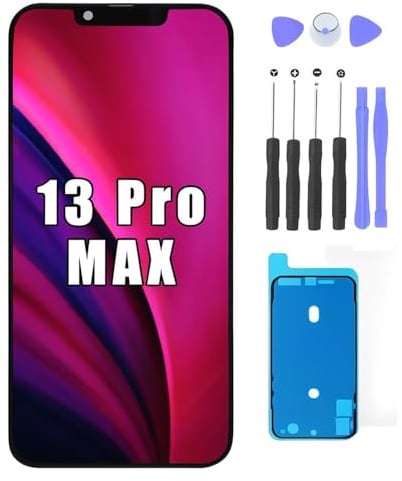 FTDLCD Bildschirm für iPhone 13 Pro Max 6,7 Ersatz FHD Display mit hoher Refresh-Rate Touch Screen Digitizer und komplettem Reparaturset