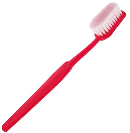 Große Zahnbürste als Partydekoration, Halloween Feier, Rote Requisite | ABS und Faser, 1 Stück Giant Toothbrush, Leicht zu Posieren, für Familienfotos und Klassenszenen