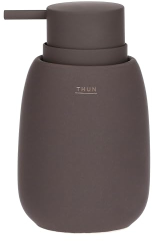 THUN - Dispenser sapone in stoneware Iconic Elegance - Gres.; Dispenser: ABS; PP., 8,5x8,5x14,3