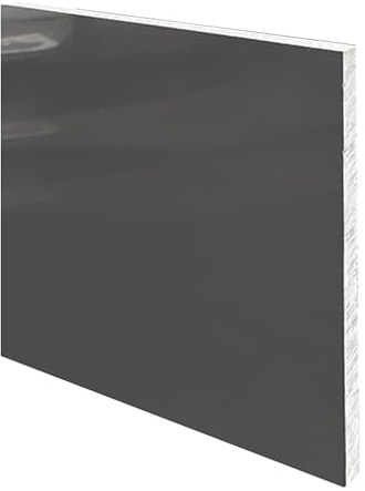 Panneau en plastique UPVC, Feuille De Panneau En Plastique PVC Gris 150 Mm X Épaisseur 3-30(Thickness:10mm)