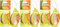 AREON Liquid Auto Duft Melone Autoduft Duftflakon Parfüm Flakon Lufterfrischer Set Aufhängen Hängend Anhänger Spiegel Grün 5ml 3D (Melon Pack x 3)