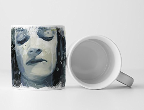 Uma Thurman Pulp Fiction Tasse als Geschenk, Design Sinus Art