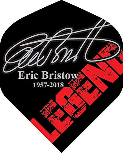 LEGEND 5 x Sets Eric Bristow Dart Flights Standard Signature 1957-2018