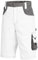 Nitras Motion Tex Plus 7603 Arbeitsshorts - Shorts für die Arbeit - 35% Baumwolle - Weiß - 62