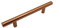 FittingsCo VEROLI T Bar Handle Copper Finish 96mm Hole Centres
