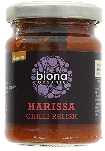 Biona Harissa Relish - Prepared 125g (Pack of 6)