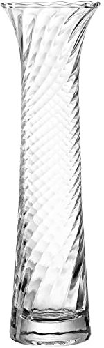 LEONARDO HOME Ravenna 018611 Vase soliflore, en verre transparent, 26,5 cm