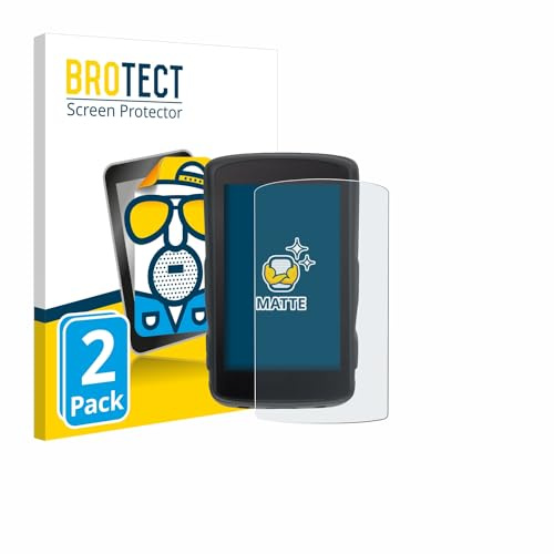 BROTECT Schutzfolie für Hammerhead Karoo 2 | 2 Stück Entspiegelnder Displayschutz Made in Germany Matte Displayschutz-Folie Anti-Reflex Anti-Fingerprint Einfache Montage