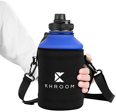 Khroom Tragetasche mit Schnalle und Handyfach für 2,2 l Wasserflaschen - Stahlflasche