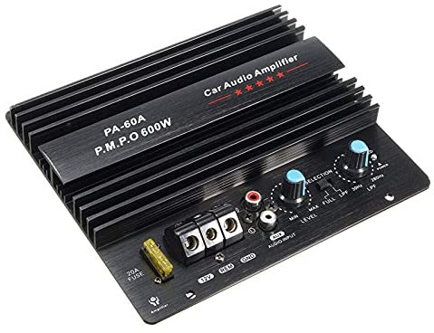 12V 600W Amplifier Board Mono Car Audio Power Amplifier Powerful Bass Subwoofers Amp Pa-60A
