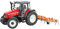 Heritage Traktor Spielset, Massey Ferguson Traktor 6S.180 Spielzeug mit klassischem Klappgrubber, kompatibel mit Bauernhofspielzeug im Maßstab 1:32, für Sammler & Kinder ab 3 Jahren