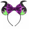 LEEMASING Mausohren-Stirnband, Maleficent, Halloween-Stirnband für Halloween, Cosplay, Party, Gastgeschenk (03)