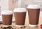 12oz Takeaway Coffee Cups to Go with White Lids, Kraft Ripple Insulated Paper Cups, Wooden Stirrers [12oz, 340ml, 100 Pack] Disposable Takeaway Insulated Biodegradable Paper Cups for Tea and Hot drink