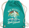 Turnbeutel Rucksack - Fahrrad Bekleidung Radsport - Mir reicht's ich geh Rad fahren - Vintage - weiß - Unisize - Türkis - fahrradmotiv für fahrradbegeisterte kinderturnbeutel