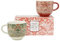 William Morris At Home FG6864 Useful and Beautiful Two Assorted Fine China Coffee Mugs | Add Style to A Well-Deserved Drink | Cruelty Free & Vegan Friendly | 2 x 350ml