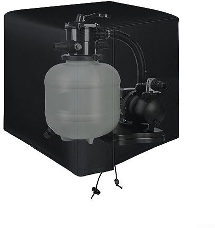 Waterproof Sand Filter Pump Cover for INTEX 28635EG C1500 Clear Sand Filter Pump,Above Ground Pool Pump Cover
