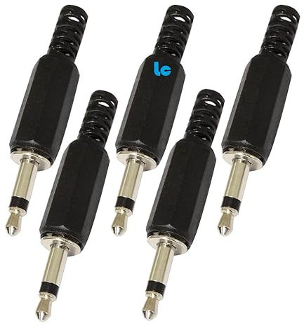 Genérico Prise Jack Mâle Mono 3,5 mm - Pour Souder - Sac De 5 Unités