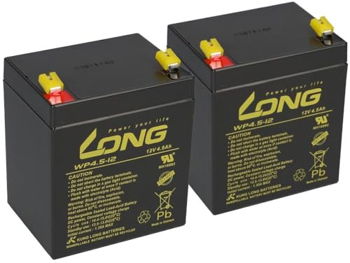 Akku passend für Lifter Primo Cielo V4 Clino Dualo Trakmon Maxi Sky 600 Maxi Sky 2 12V 4,5Ah 2-er Set AGM Bleiakku