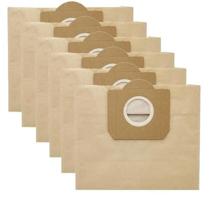 Beegie Sacs à poussière en Papier. Compatible for Karcher. Sacs Poubelle for aspirateur WD3 WD3300 MV3 SE4001 SE4002 6.959 – 130 A2200 A2500 A2600 A2900 (Color : 6 Dust Bags)