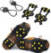 AUSYIWI Mountaineering Spikes, 10 Zähne rutschfeste Spikes + 5 Zähne rutschfeste Spikes, Spikes für Bergschuhe, zum Wandern, Klettern und Spazieren.
