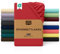Utopia Bedding - Spannbettlaken 90x200cm - Rot - Oeko-Tex Zertifiziertes Gebürstete Polyester-Mikrofaser Spannbetttuch - 35 cm Tiefe Tasche