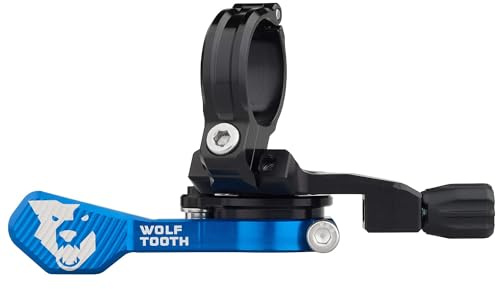 Wolf Tooth Remote Pro Remote Hebel, 22.2mm, Blue, Remote-PRO-BLU | Wolf Tooth ReMote Pro Lenkerklemmhalterung – Blau für Dropper Post Control
