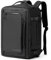 Reiseresa Rucksack Herren Damen 40L Reiserucksack Handgepäck Wasserdicht Laptop Rucksack für 17.3 Zoll Laptop, Travel Backpack Umwandelbar in Messenger-Tasche, für Reise, Business, Weekender, Schwarz
