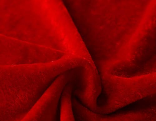 TMTGTS Stoffe Samtstoff Meterware 2m*165cm Pannesamt Samt Stoff Velours-Stoff für Bekleidungs-Kostüme Nähen Basteln Heimdekoration Farbe Stretch Samt Gold Samt Stoff Massiv Bekleidungsstoffe