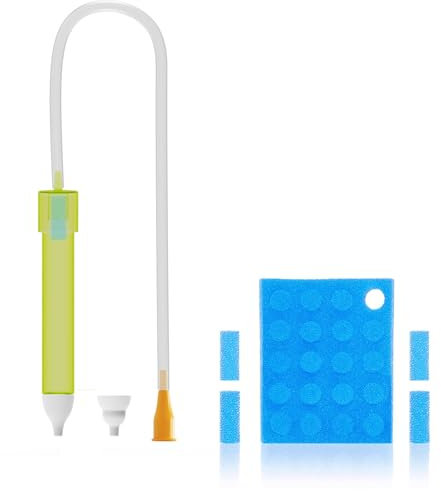 Baby Nasensauger mit 24 Filtern, Mund Sauger Nasenverstopfung Entlastung für Kleinkinder, Baby Nose Booger Sucker mit 2 Silikonspitzen, Ein Schneller und Sicherer Nasenreiniger als Babyparty Geschenk