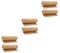 NUOBESTY 6 Rollen Kraftpapier Rolle Verpackungspapier Natürliches Umzugspapier Versandpapier Braunes Versandpapier Kraftpapier Verpackungspapier Ries Papier