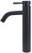 VirtuGro Robinet Salle Bain Robinet de Lavabo Haut Mitigeur Lavabo Noir Robinet Lave Main pour Salle de Bain Mitigeur Salle Bain à Faible Bruit Economie d'Eau Chaud Et Froid Chromé Noir