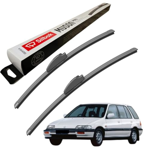 Silbak Windscreen Wipers, for HONDA CIVIC SHUTTLE (01/1988-06/1995) Wiper Blades, 480mm/430mm,