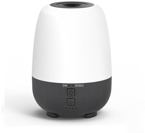 SEEDSEEL 150ML Rechargeable Battery Operated Essential Oil Diffuser, Portable Cordless Aromatherapy Diffuser,7-Hour Runtime with 7 LED Color Changing Lights