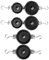SOPOTUTU 4stücke Teiliges Riemenscheiben Physikalische Experimente Mechanisches Lehrmittel Für Schüler Geeignet Für Schulprojekte Und Unterricht Mechanik Sicher Und Langlebig