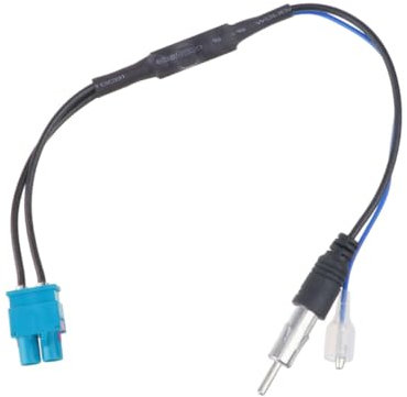 DIYEAH Adattatore Per Antenna Con Prolunga e Adattatore Antenna Radio Auto Connettore Doppio Maschio Compatibile Maggior Parte Delle Automobili